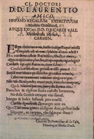 CL. Doctori D.D. Laurentio Amico...