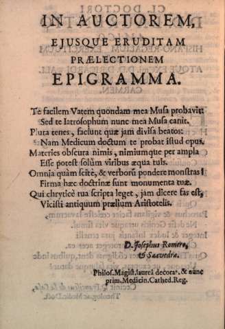 In auctorem, ejusque eruditam