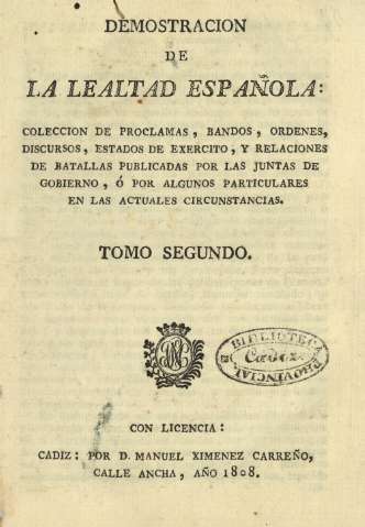 Demostracion de la lealtad española. Tomo segundo