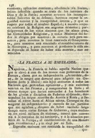 La Francia a su emperador