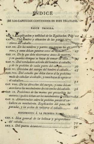 Indice de los capitulos contenidos en este tratado