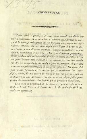 Advertencia