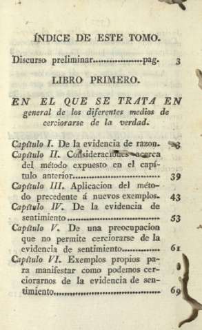 Índice de este tomo