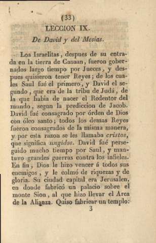 Lección IX. De David y del Mesías