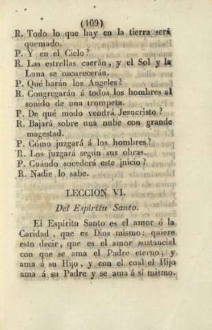 Lección VI. Del Espíritu Santo