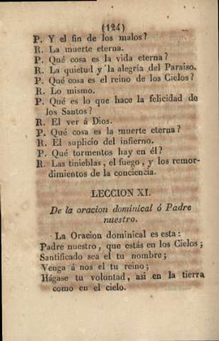 Lección XI. De la oracion dominical ó Padre nuestro