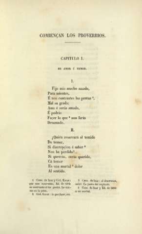 Comiençan los proverbios