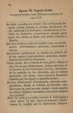 Época VI: España Arabe