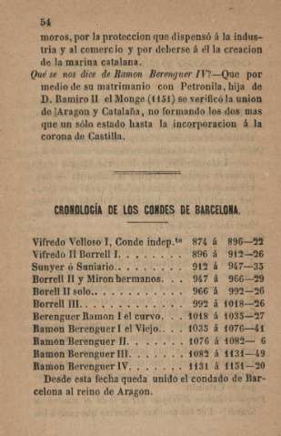 Cronología de los Condes de Barcelona