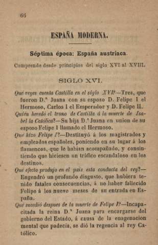 España moderna. Séptima época: España austriaca. Siglo XVI