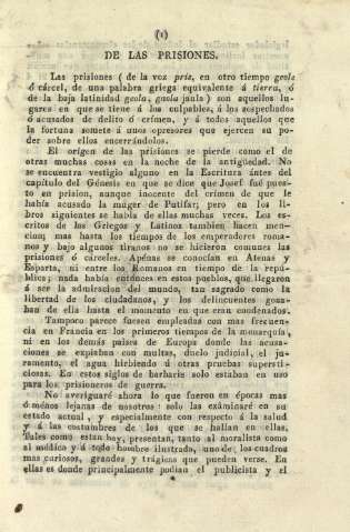 De las prisiones