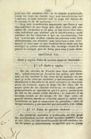 Capítulo VII. Sueño y vigilia. Falta de ejercicio corporal. Ociosidad