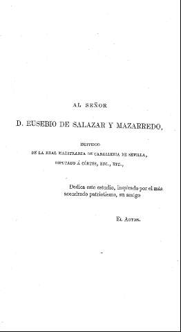 Al Señor D. Eusebio de Salazar y Mazarredo, ...
