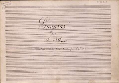 Güajiras por F. Alonso (Instrumendad para banda por el autor)