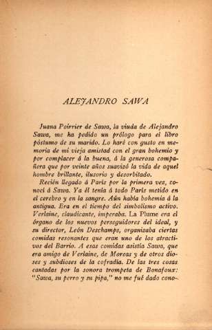 Alejandro Sawa (por Rubén Darío)