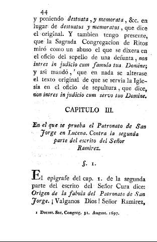 Capítulo III