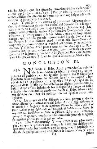 Conclusion III