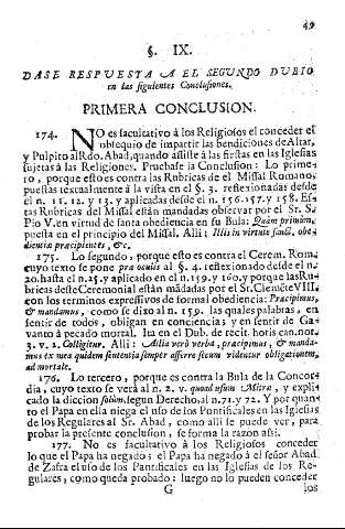 Dase respuesta a el segundo dubio en las siguientes conclusiones. Primera conclusión