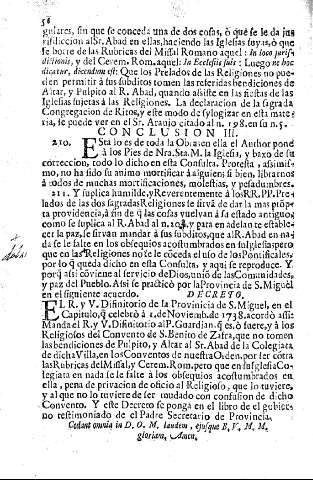 Conclusión III