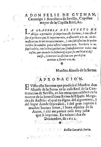 A Don Feliz de Guzman, ...