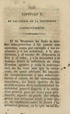 Capitulo X. De las causas de la pretendida gastro-enterítis
