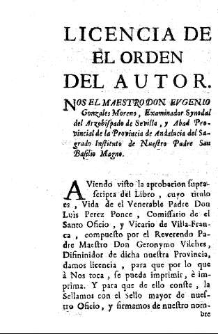 Licencia de el orden del author