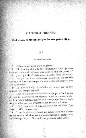 Capítulo primero