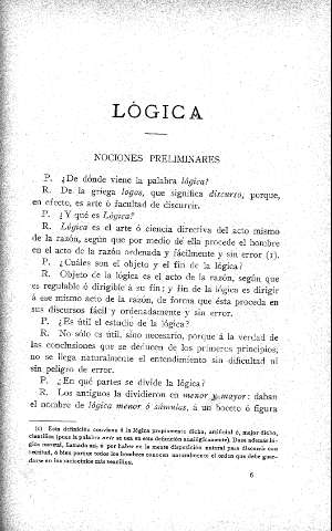 Lógica. Nociones preliminares