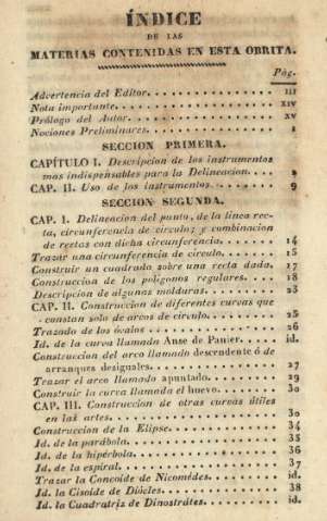 Índice de las materias contenidas en esta obrita