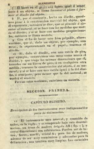 Seccion primera. Capítulo primero