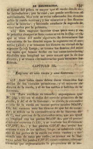 Capítulo III. Engrane de una rueda y una linterna