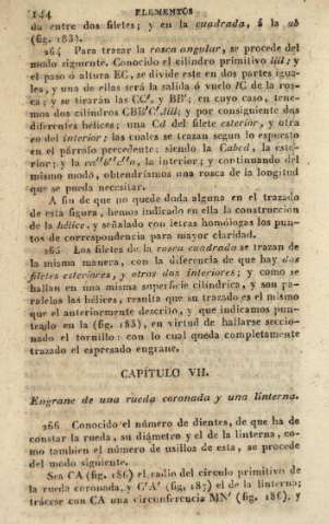 Capítulo VII. Engrane de una rueda coronada y una linterna