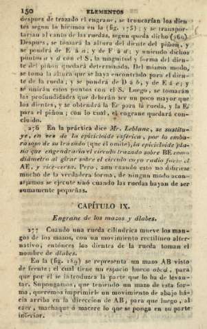 Capitulo IX. Engrane de los mazos y álabes
