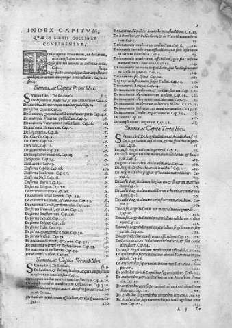 [Index Capitum quae in libris colliget] 2