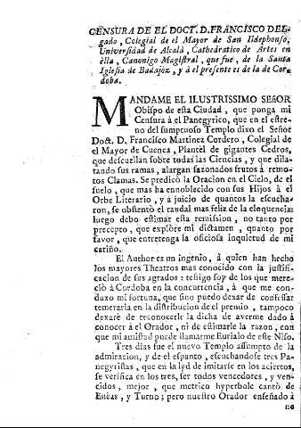Censura de el doct. D. Francisco Delgado, ...