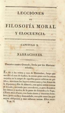 Lecciones de filosofía moral y elocuencia. Capítulo X. Narraciones