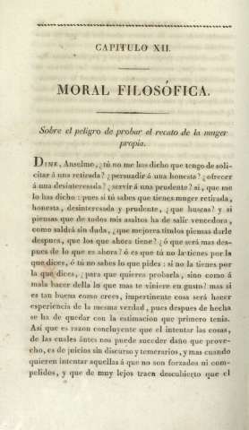 Capítulo XII. Moral filosófica