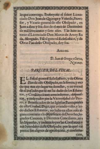Parecer del Fiscal