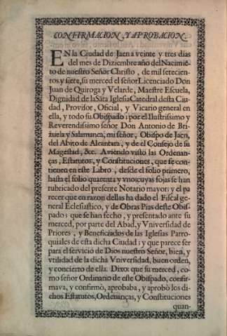 Confirmacion, y aprobacion