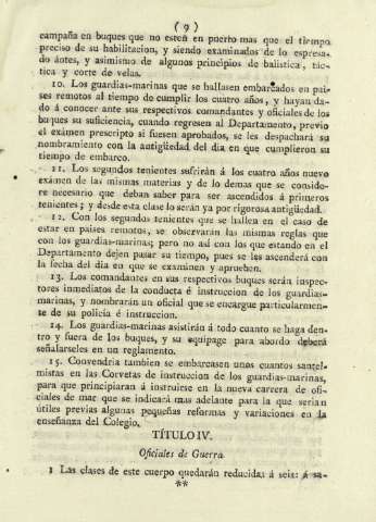 Título IV. Oficiales de guerra