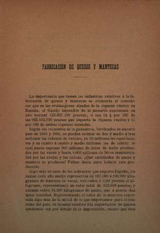 Fabricación de quesos y mantecas 