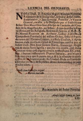 Licencia del Ordinario