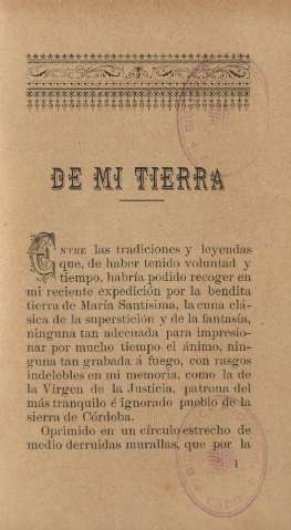 De mi tierra