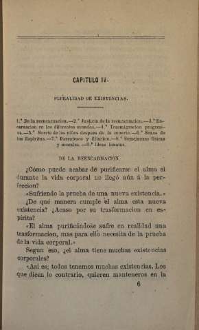 Capitulo IV. Pluralidad de existencias