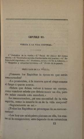 Capitulo VII. Vuelta a la vida corporal