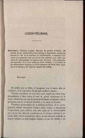 Lección preliminar