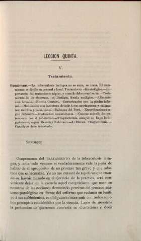 Lección quinta