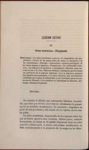 Lección octava