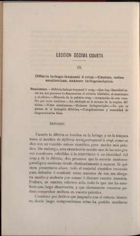 Lección decima cuarta