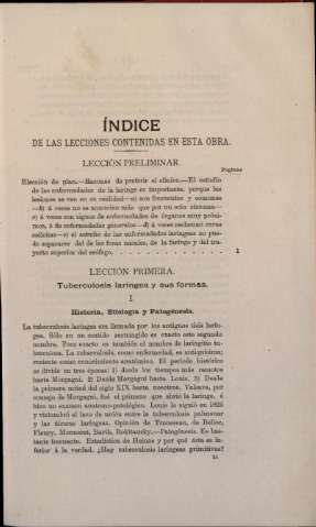 Índice de las lecciones contenidas en esta obra